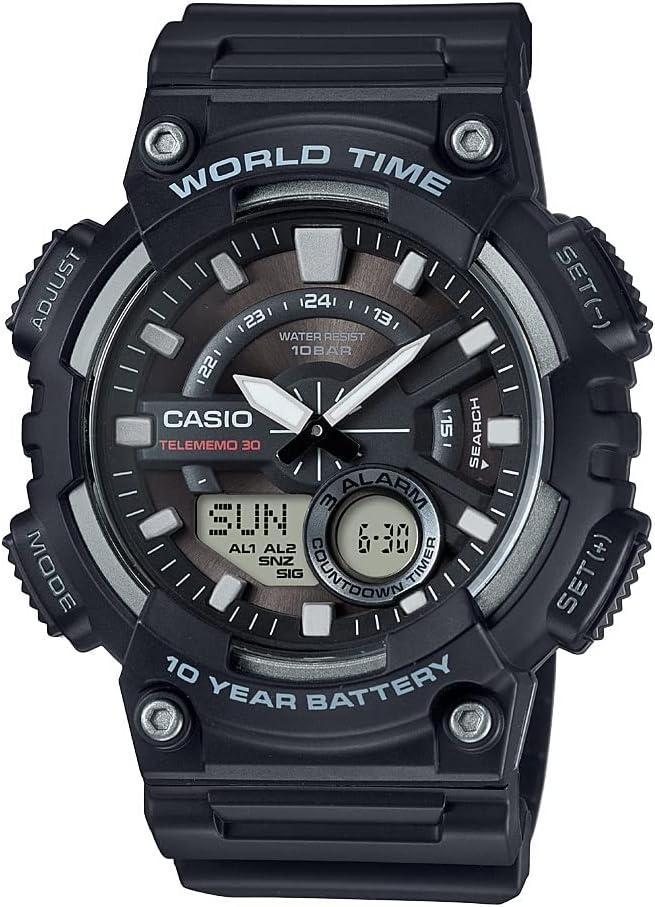 Casio AEQ110BW Series Men’s Analog-Digital Watch