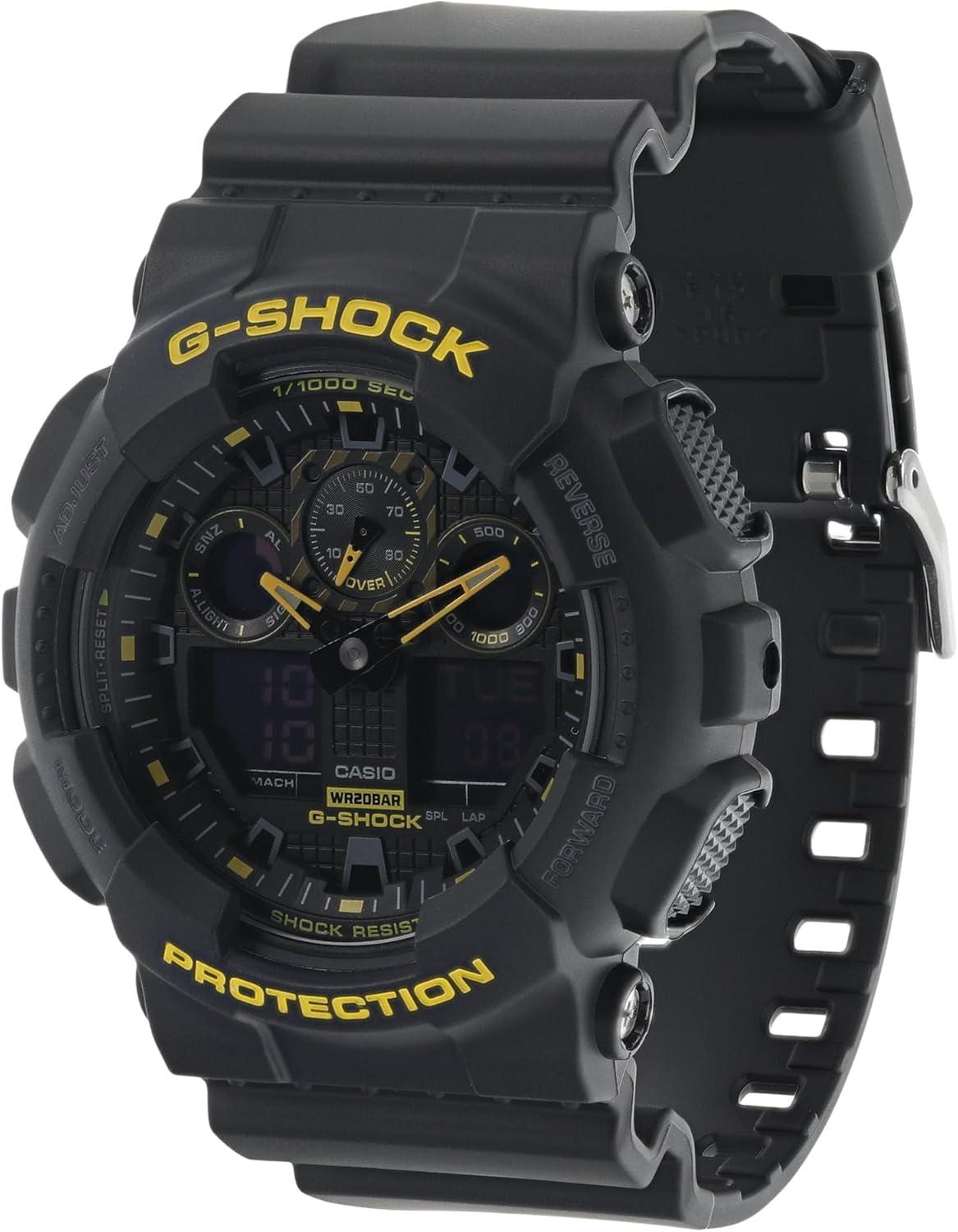 G-Shock GA100CY-1A Black One Size - The Ultimate Durable Wristwatch