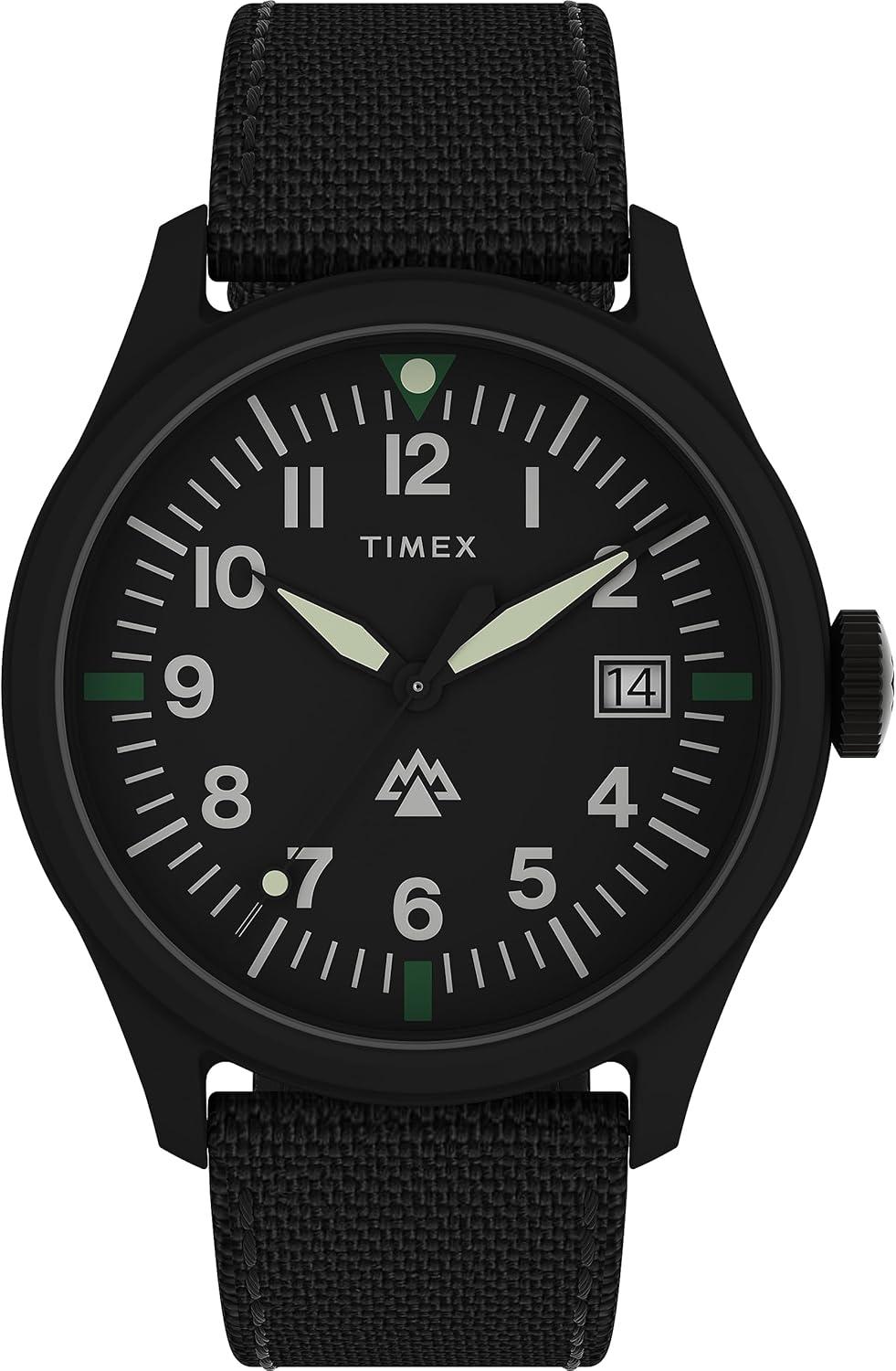 Timex Men's Expedition North Traprock 43mm Watch - Black Strap Black Dial