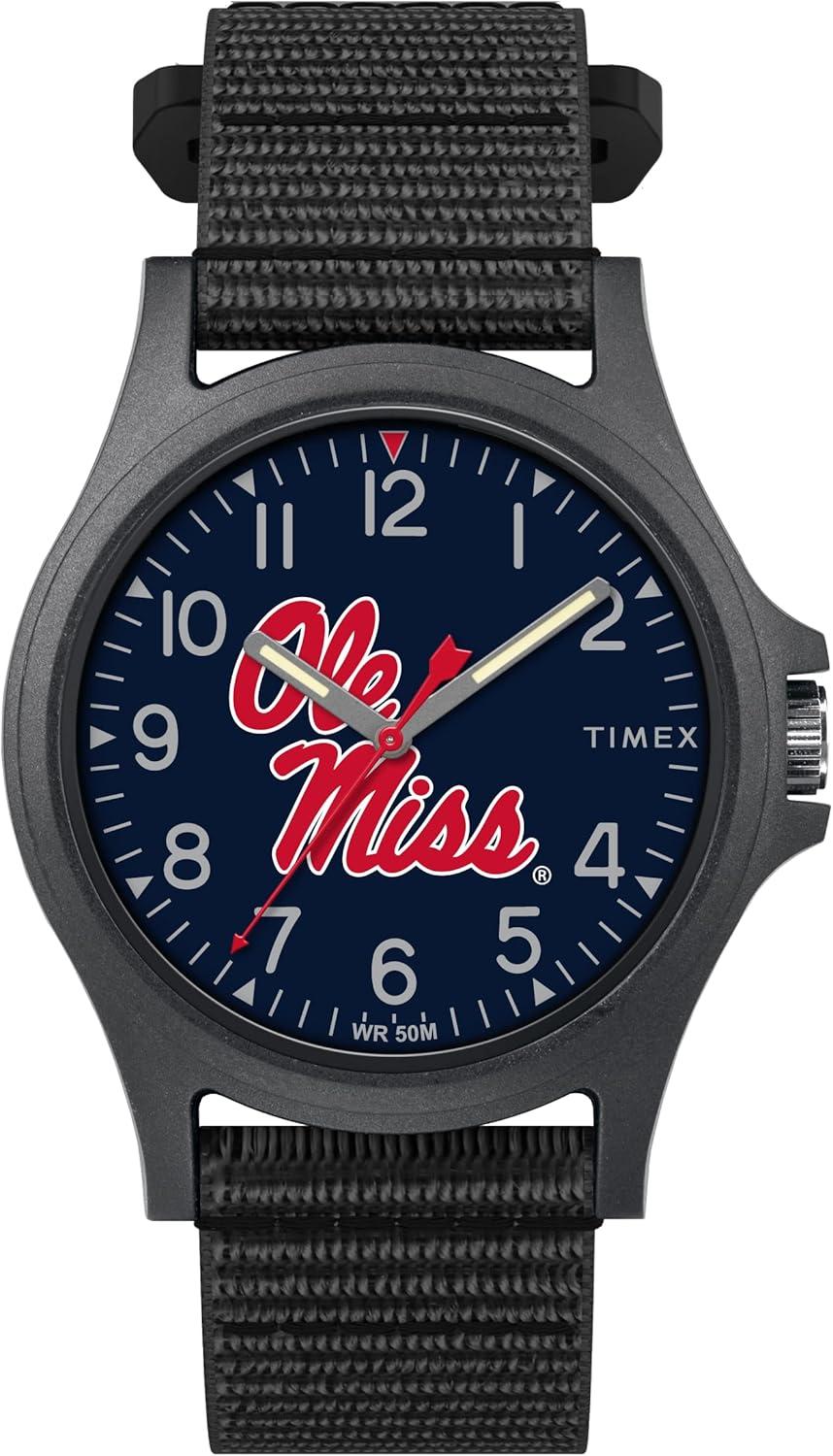 Timex Men's Collegiate Pride 40mm Watch – Ole Miss Rebels