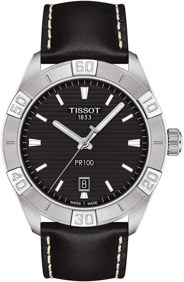 Tissot Men's PR 100 Classic Stainless Steel Dress Watch Black T1016101605100