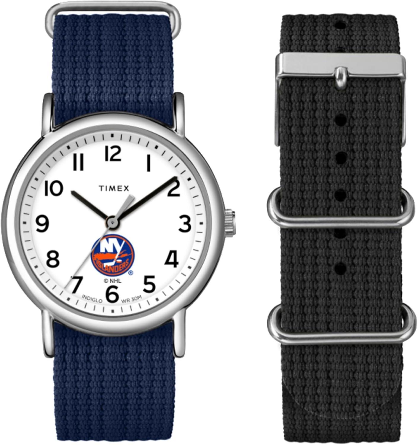 Timex Unisex Weekender Box Set 38mm Watch - NY Islanders