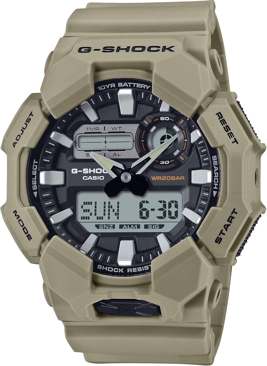 Casio G-Shock Analog-Digital Beige Resin Watch GA010-5A