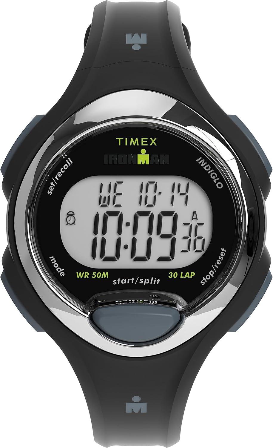 Timex Women's Ironman Triathlon E30 34mm Watch - Black Strap Digital Dial