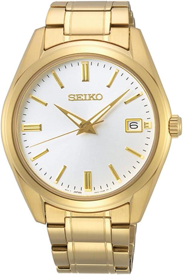 Seiko Men's Essentials Steel Two Tone Japanese Quartz Watch (Model SUR314)