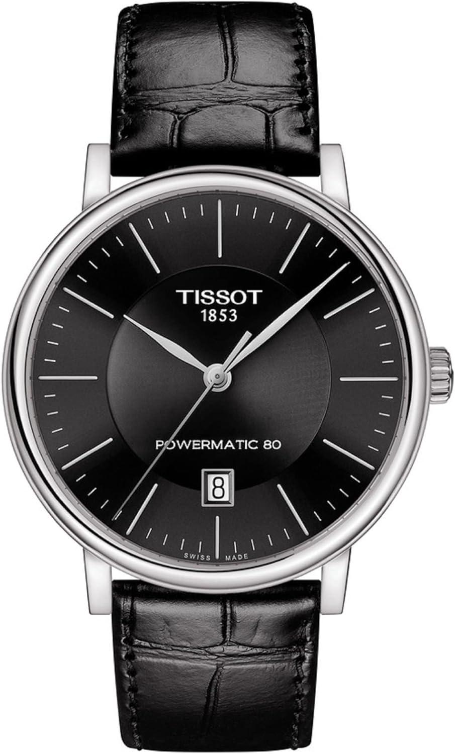TISSOT Carson Automatic Black Dial Men's Watch T122.407.16.051.00