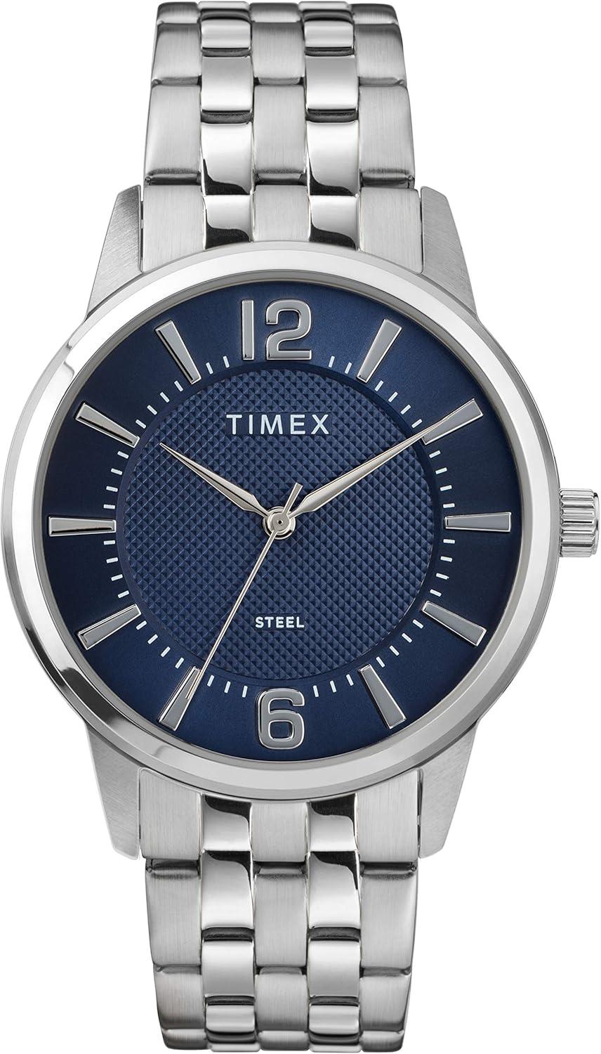 Timex Men's TW2T59800JT Analog Quartz Silver Watch