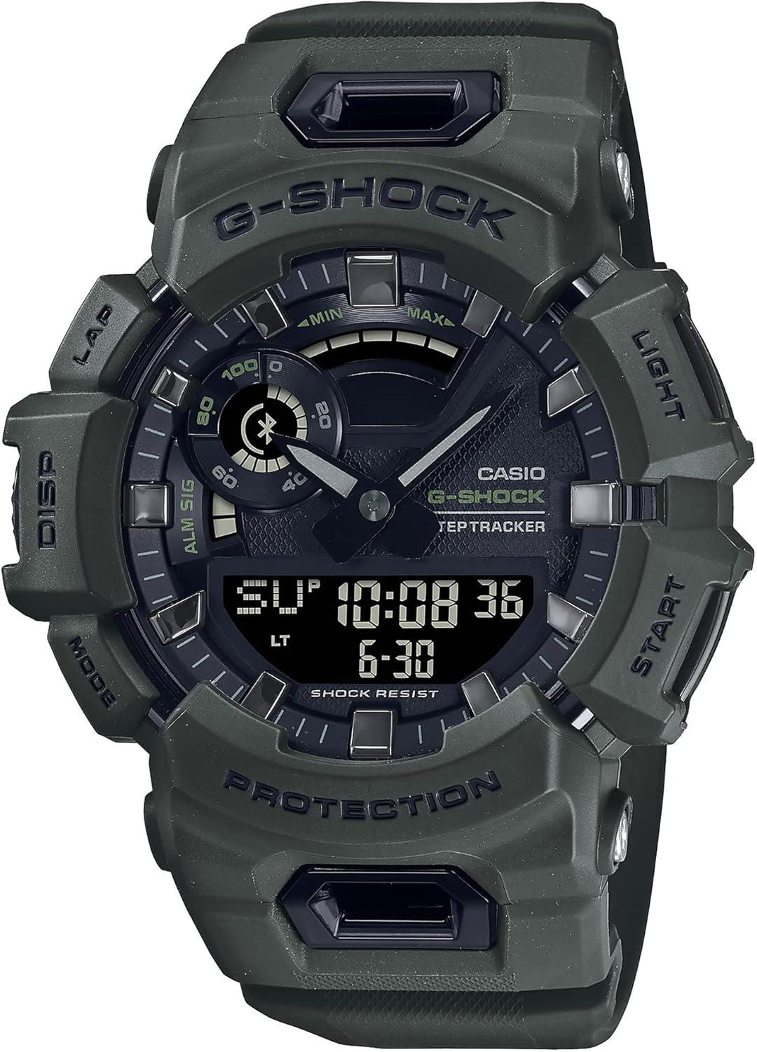 G-Shock G-Squad GBD-900 Series Dark Green Resin Watch | GBA900UU-3A