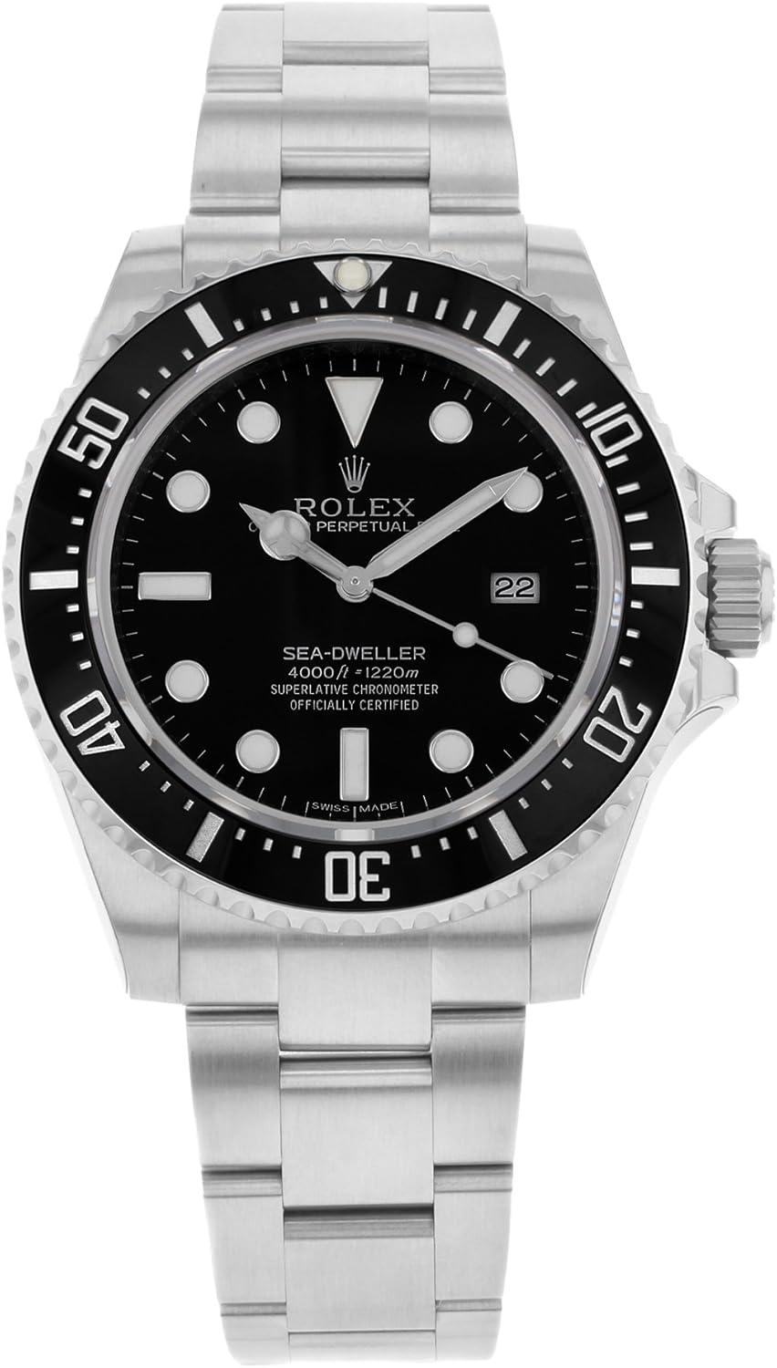 Rolex Sea-Dweller Black Dial Stainless Steel Men's Watch 116600BKSO