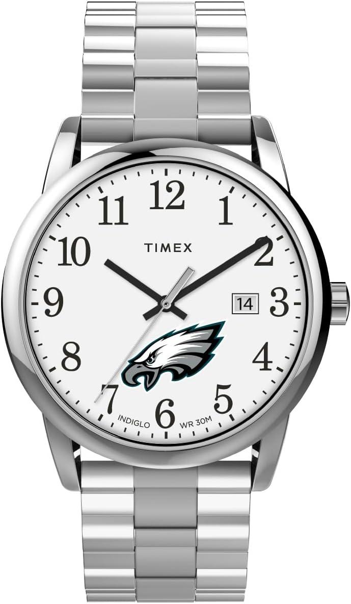 TIMEX Men's Easy Reader 38mm Watch - Philadelphia Eagles with Expansion Band