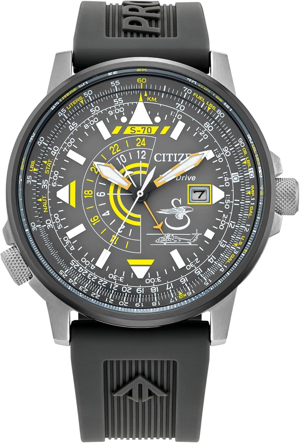 Citizen Men's Eco-Drive Promaster Eco Nighthawk Watch (Model: BJ7004-43H)