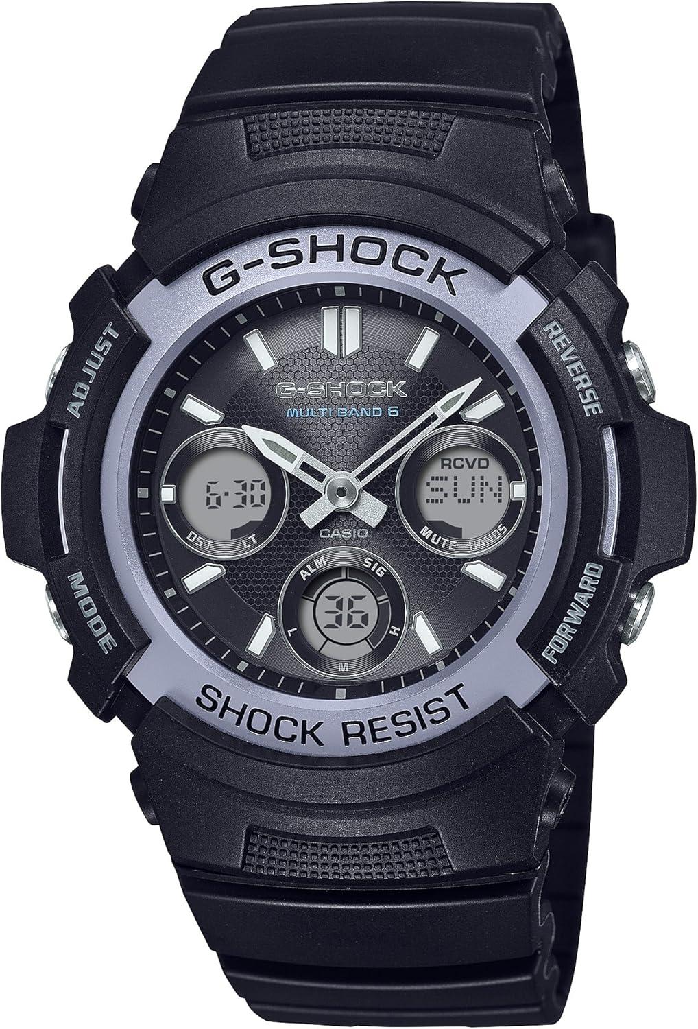 Casio G-Shock AWG-M100FP-1A2 | Solar-Powered & Radio-Controlled Tough Watch
