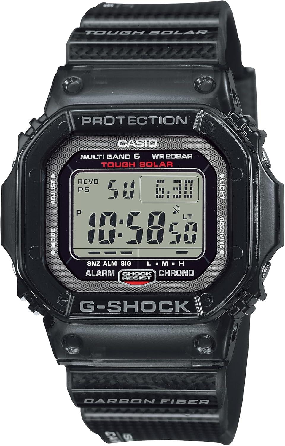 Casio G-Shock Carbon Fiber Black Digital Watch GWS5600U-1