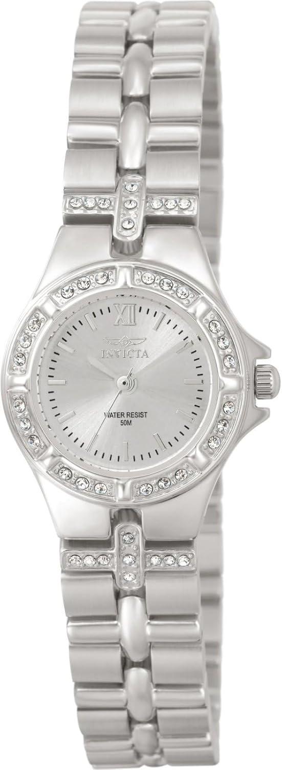 Invicta Women's 0132 Wildflower Collection Crystal Accented Stainless Steel Watch
