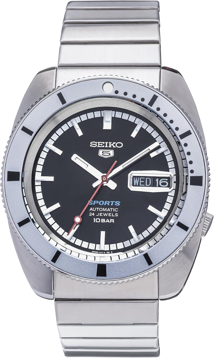 Seiko SRPL05K1 Automatic 3-Hand Watch - Silver