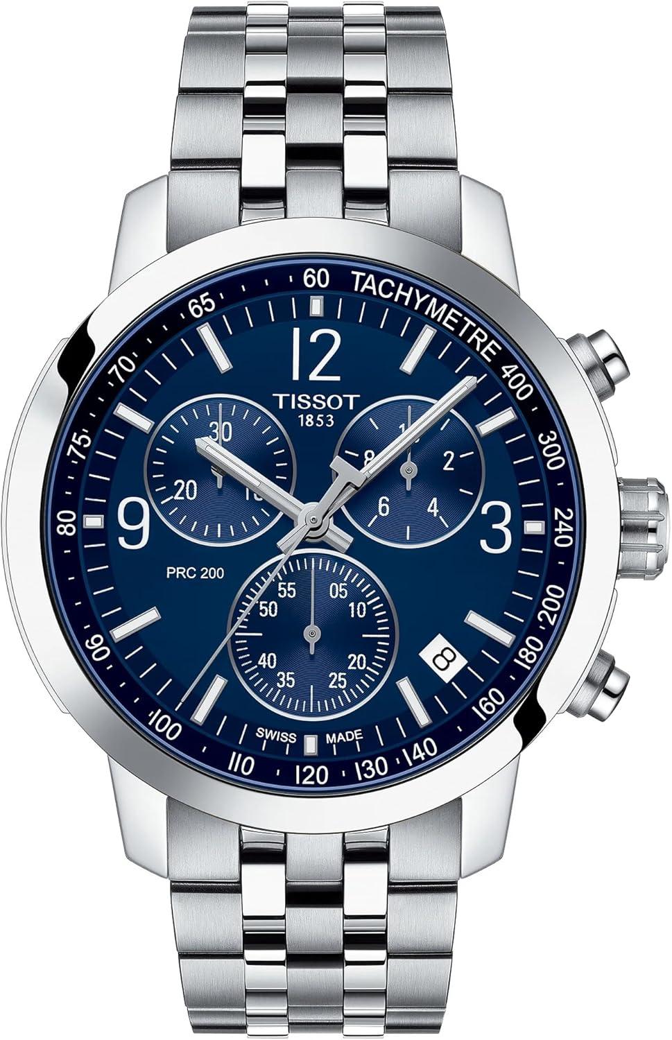 Tissot Men's PRC 200 Gent Chr Qua Stainless Steel Watch