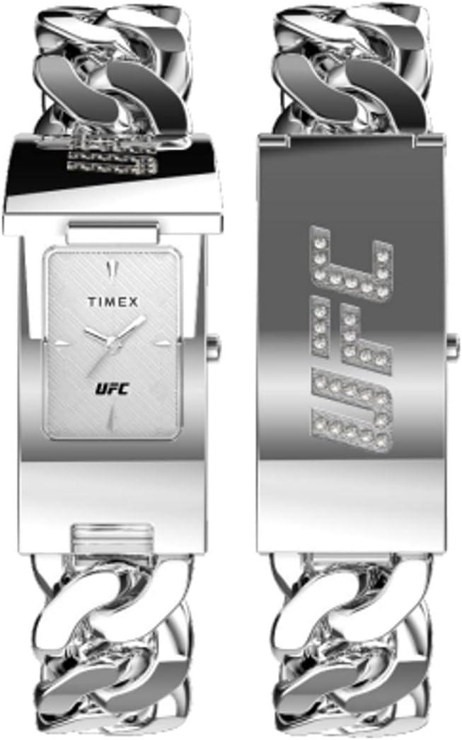 Timex UFC Men's Championship ID 20mm Watch - Silver-Tone Elegance