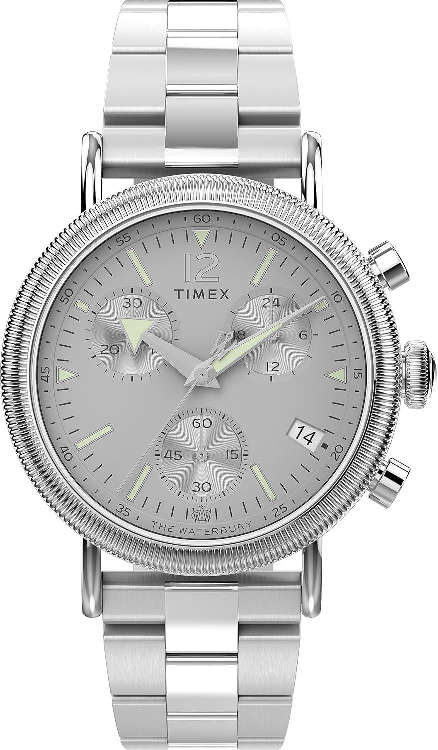 Timex Men's Waterbury Traditional 40mm Watch - Stainless Steel Bracelet