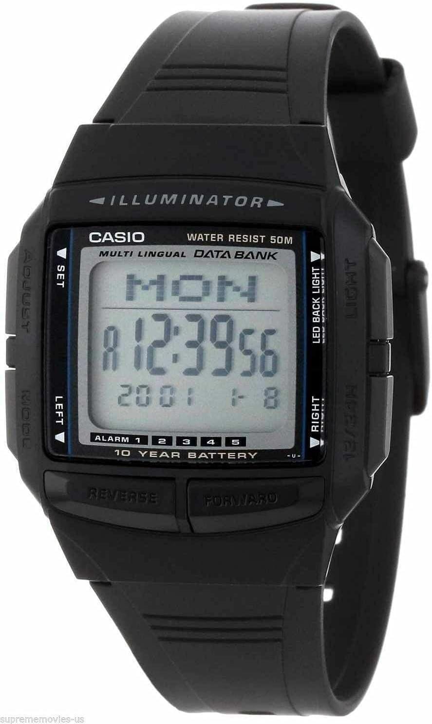 Casio Men's DB36-1AV Multilingual Databank Watch
