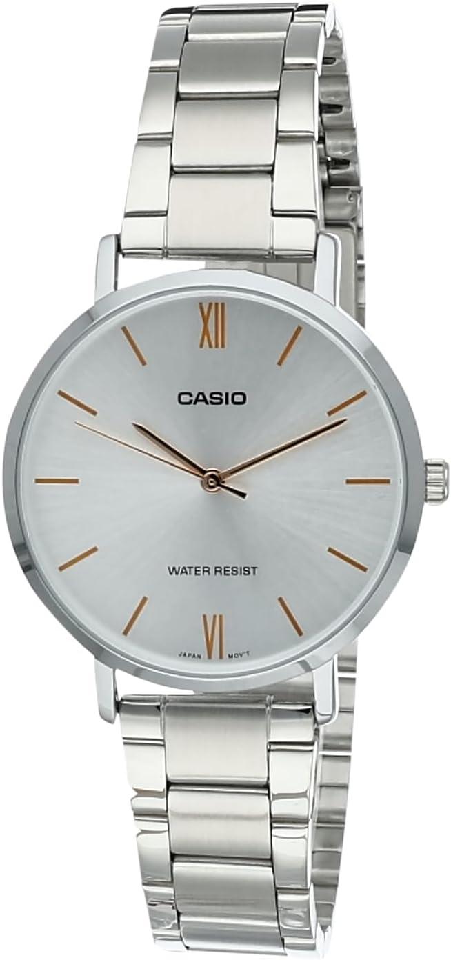Casio MTP-VT01D-7BUDF Analog Quartz Silver Stainless Steel Men's Watch