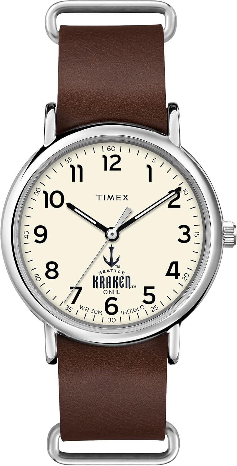 Timex Men's NHL Weekender 40mm Watch – Seattle Kraken