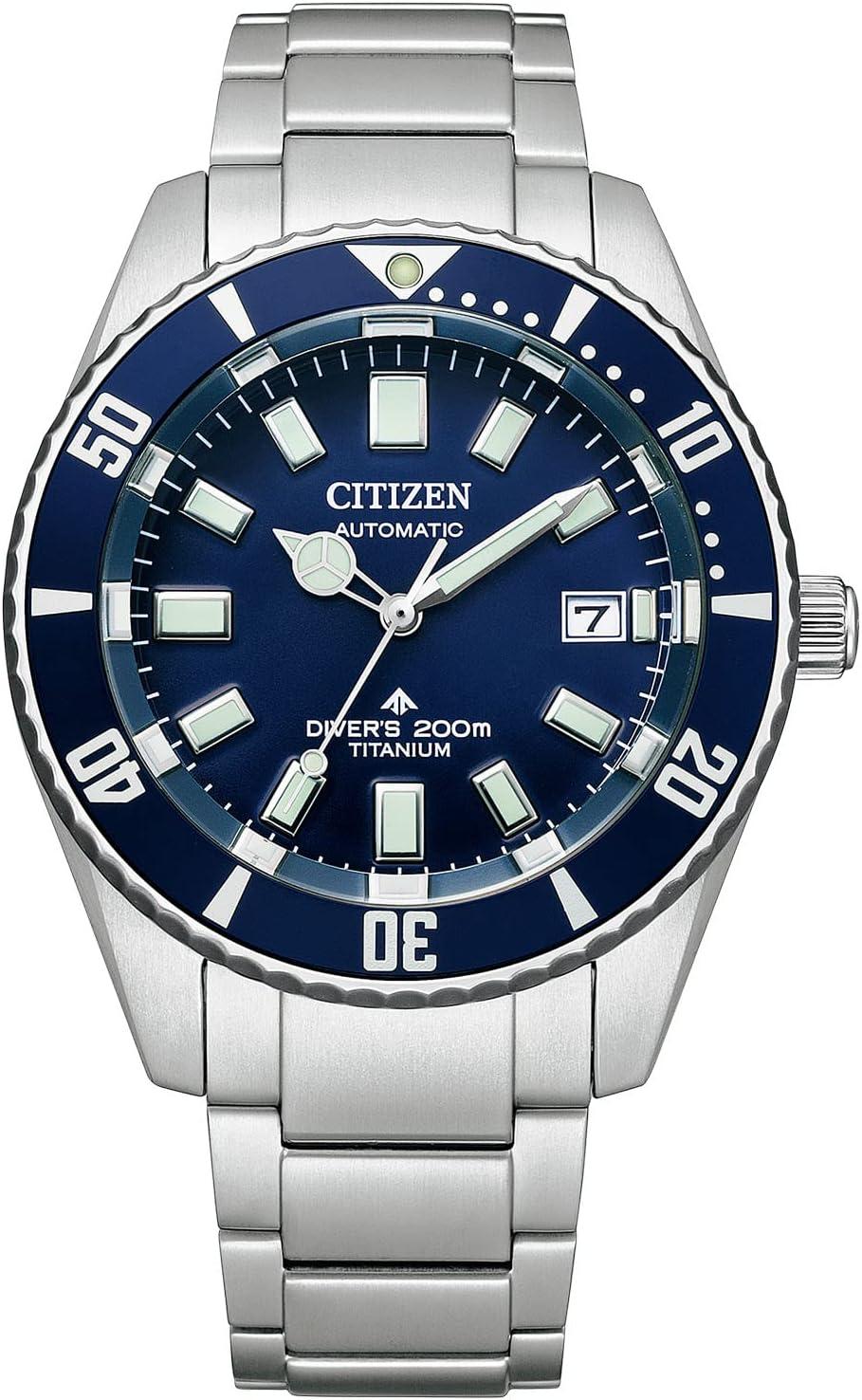 Citizen Watch Promaster PROMASTER NB6021-68L Marine Series Mechanical Diver 200m Metal Band