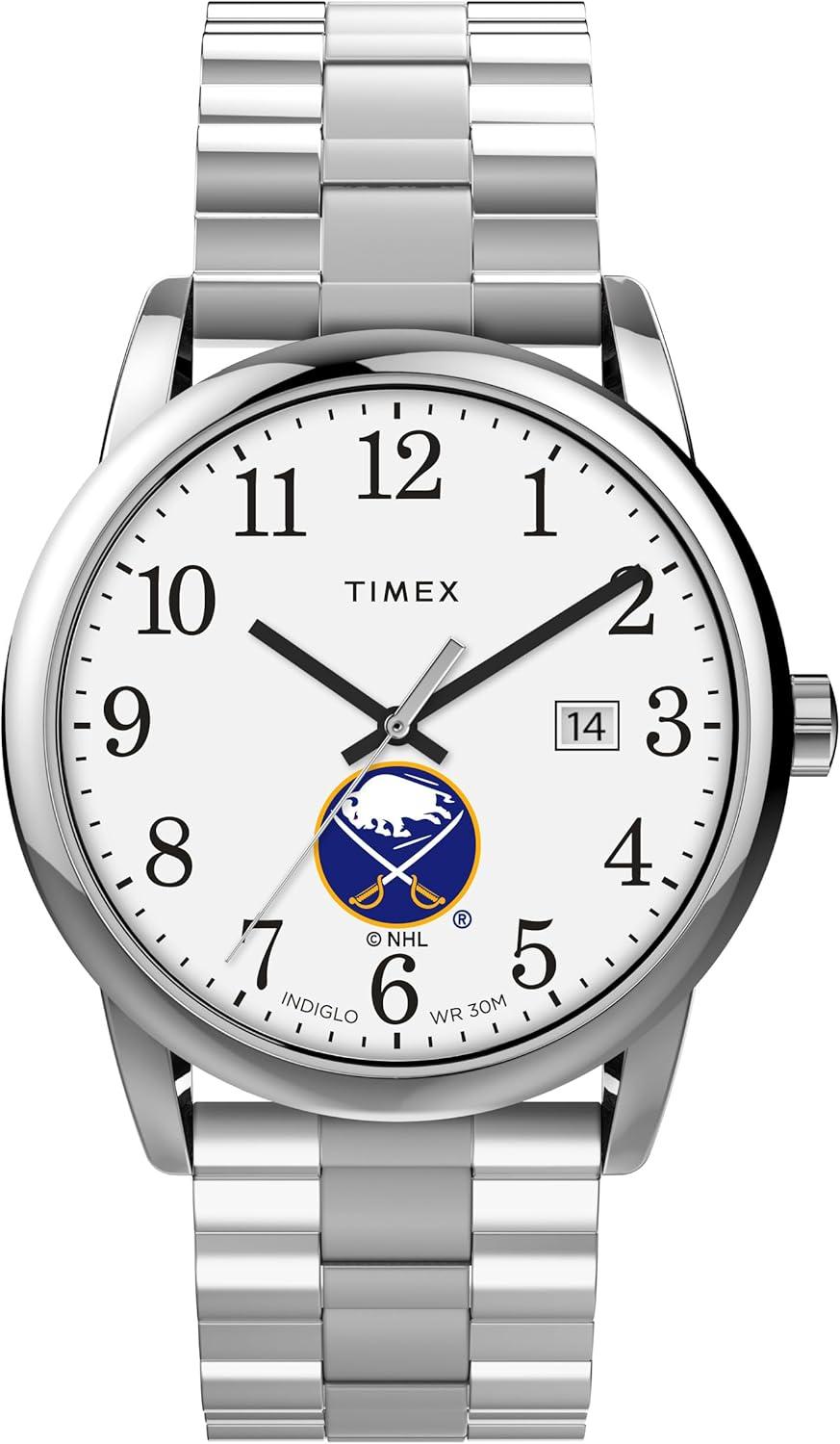 TIMEX Men's Easy Reader 38mm Watch - Buffalo Sabres with Expansion Band