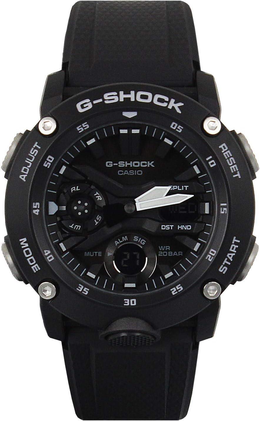 Casio G-Shock GA-2000S-1A Carbon Core Guard Digital Analog Men's Watch