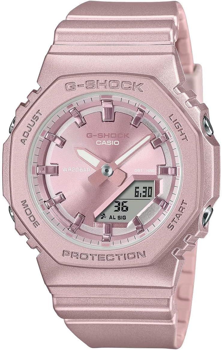 Casio G-Shock Silky Tone Pearlescent Pink Analog-Digital Watch GMA-P2100ST-4A