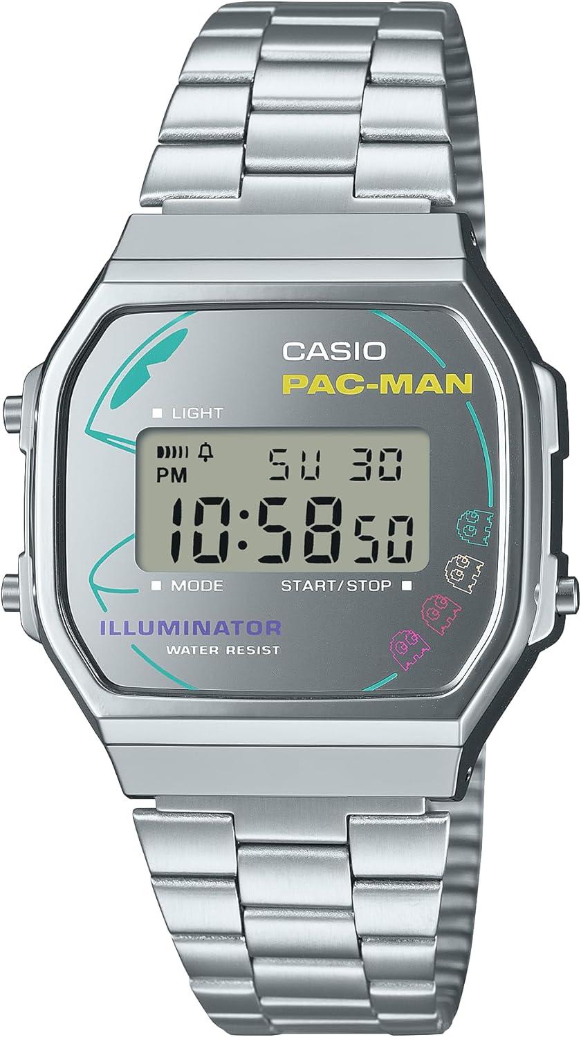 Casio Vintage PAC-Man Collaboration Digital Watch A168WEPC-7A