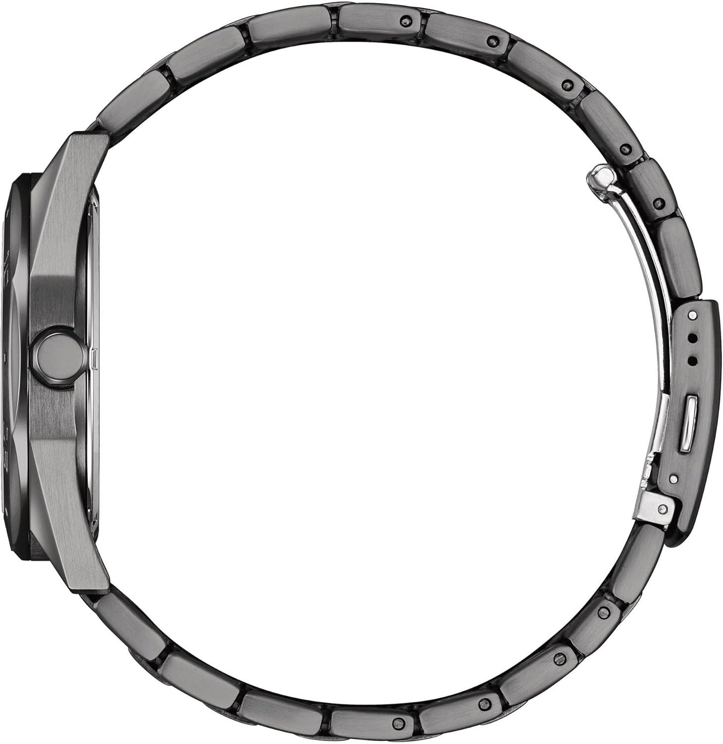 Citizen Eco-Drive Odyn Gray Dial Gray Stainless Steel Bracelet Watch 41mm - BM7637-81H