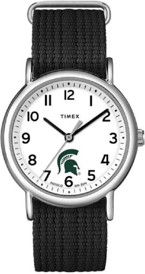 TIMEX Unisex Weekender 38mm Watch - Michigan State Spartans