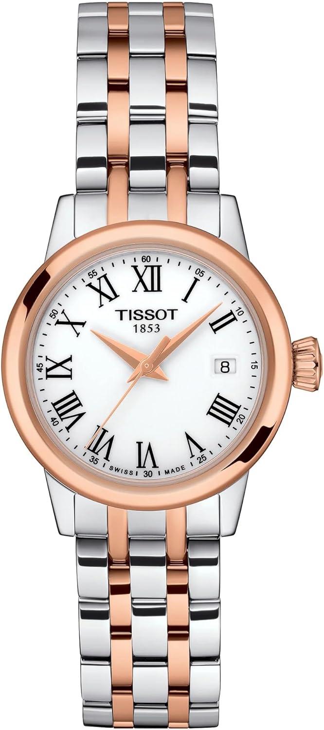 Tissot Classic Dream Stainless Steel Dress Watch Rose Gold T1292102201300