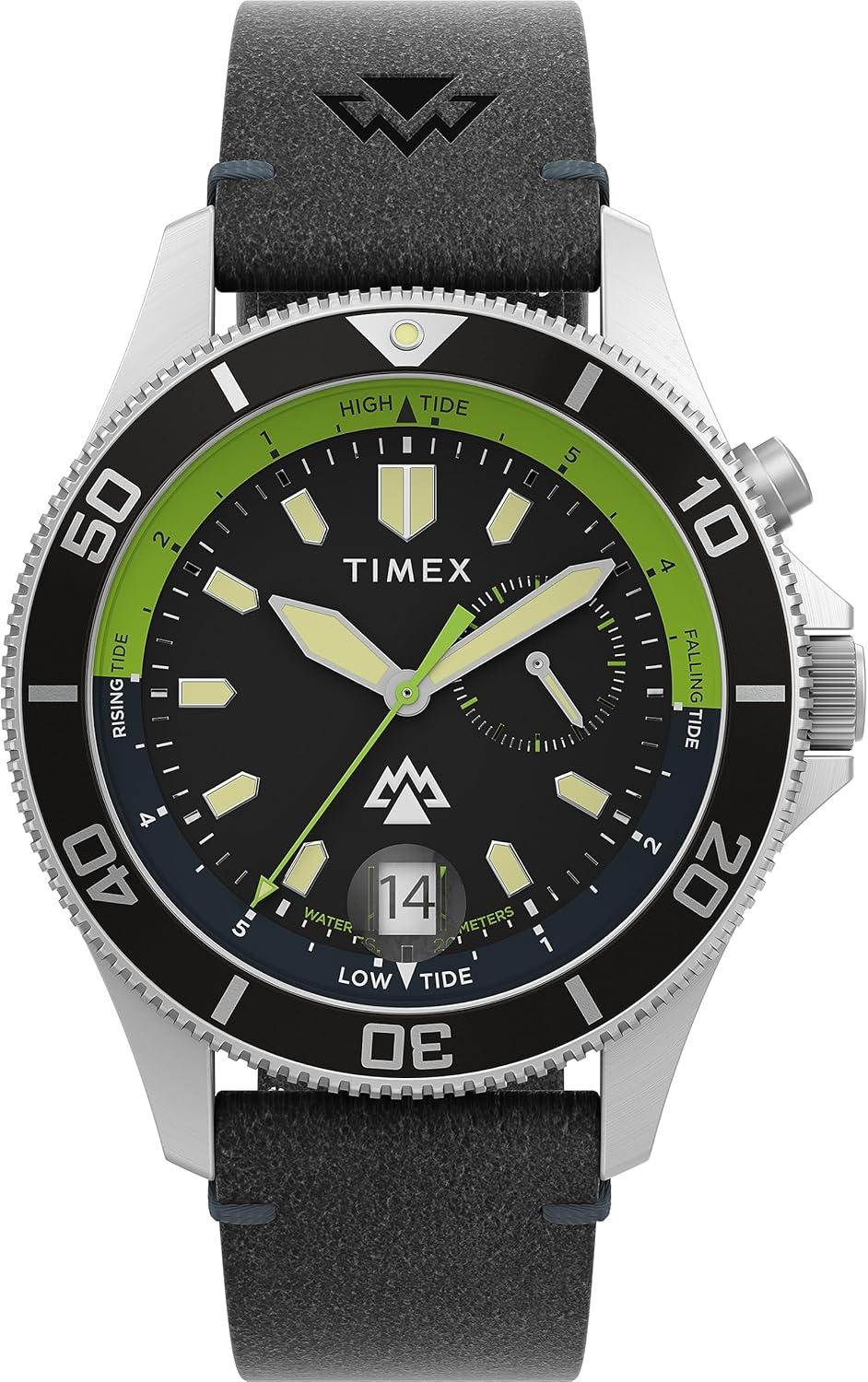 Timex Men's Expedition North Sierra 41mm Watch - Black Strap Black Dial Stainless Steel Case
