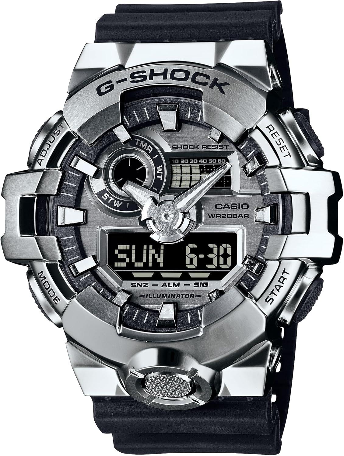 Casio G-Shock G-Steel Silver Analog Digital Men's Watch GM700-1A
