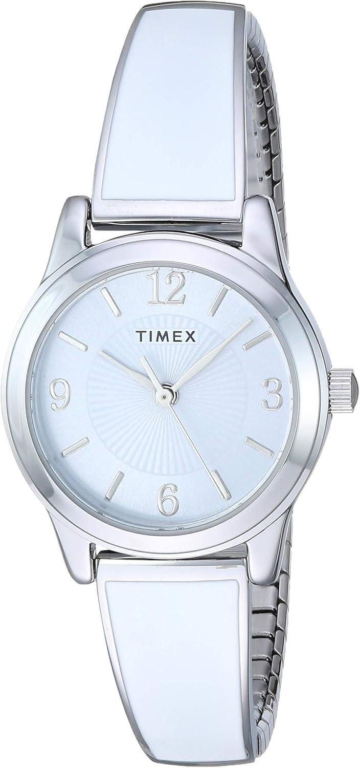 Timex Women's TW2R98300 Stretch Bangle 25mm Watch