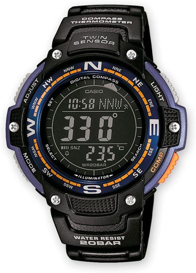 Casio SGW100 Series | Digital Watch & Compass | Blue