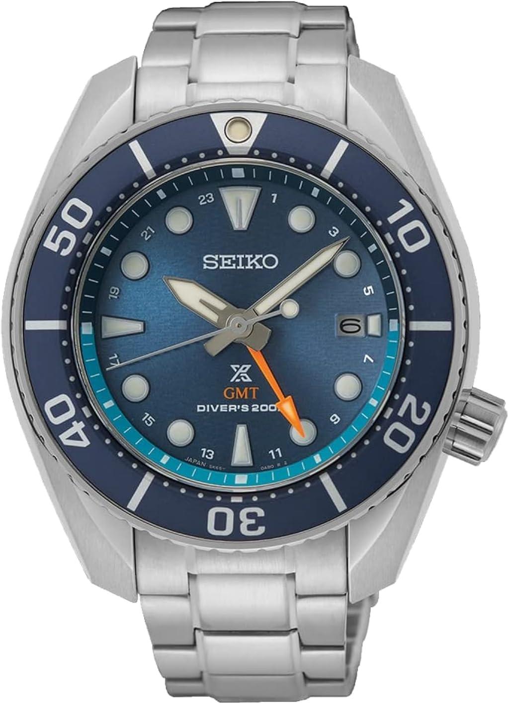 Seiko Prospex SFK001 Sea Sumo Solar GMT Blue Watch