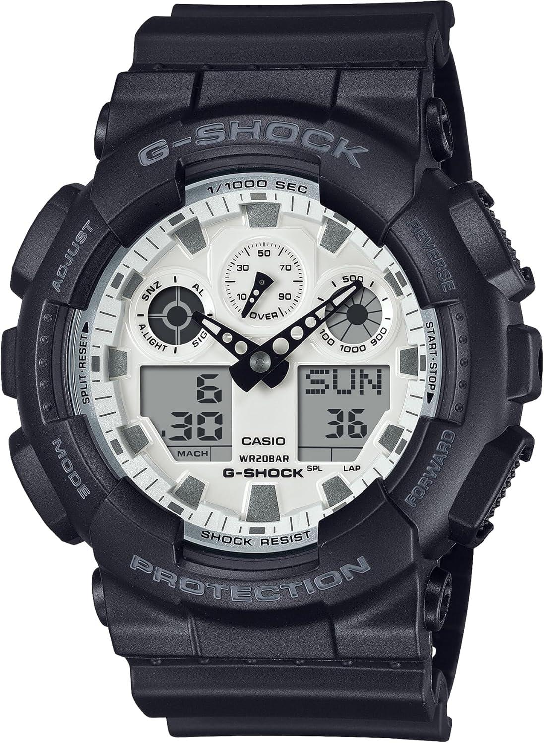 Casio GA-100WD-1AJF Black and Brilliant White Japan Import New
