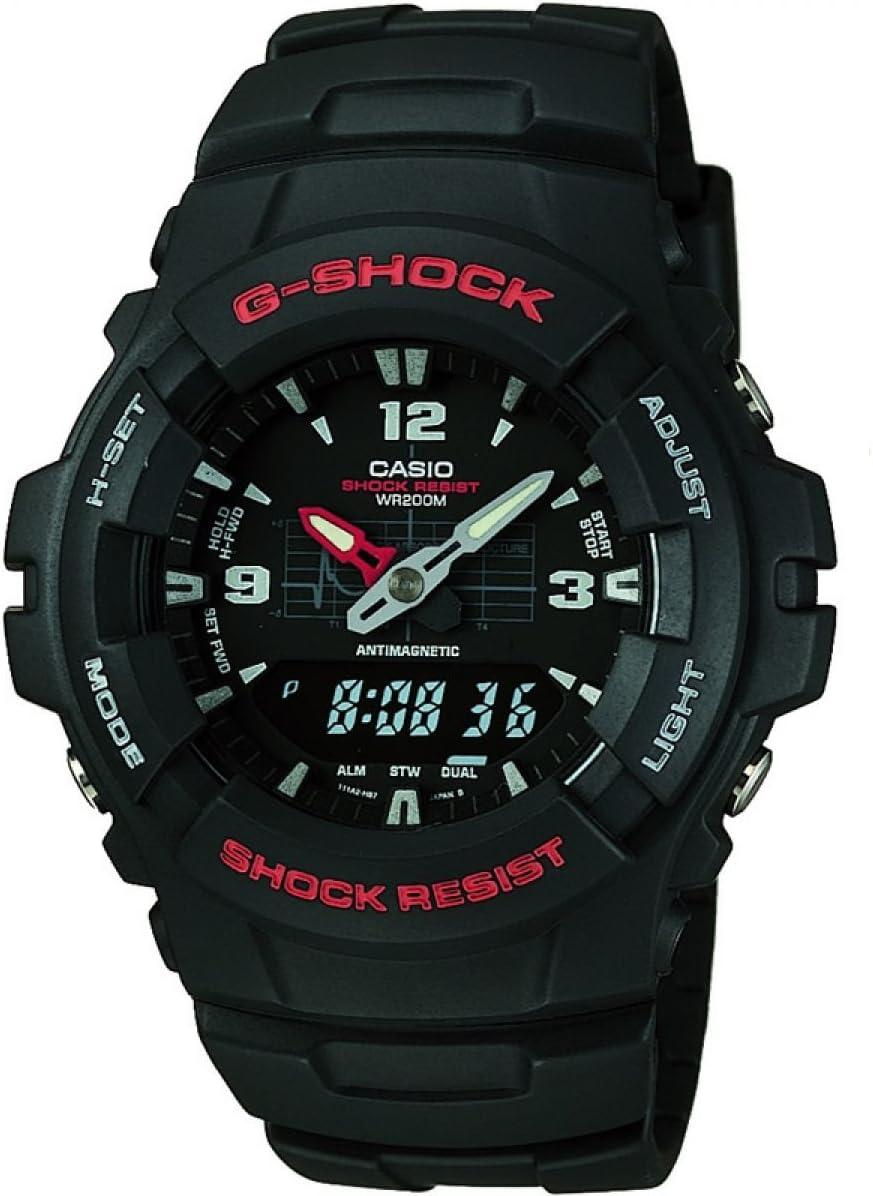 Casio G-Shock Quartz Watch with Resin Strap, Black