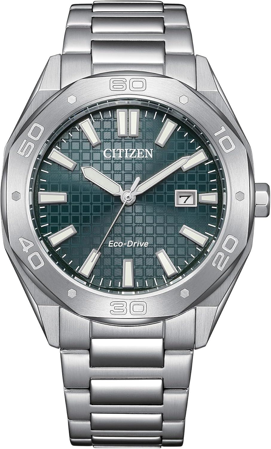Citizen Men's Eco-Drive Sport Casual Weekender Silver Stainless Steel Watch