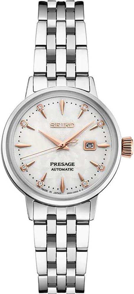 Seiko SRE009 Presage Cocktail Bracelet Women's Watch - Silver