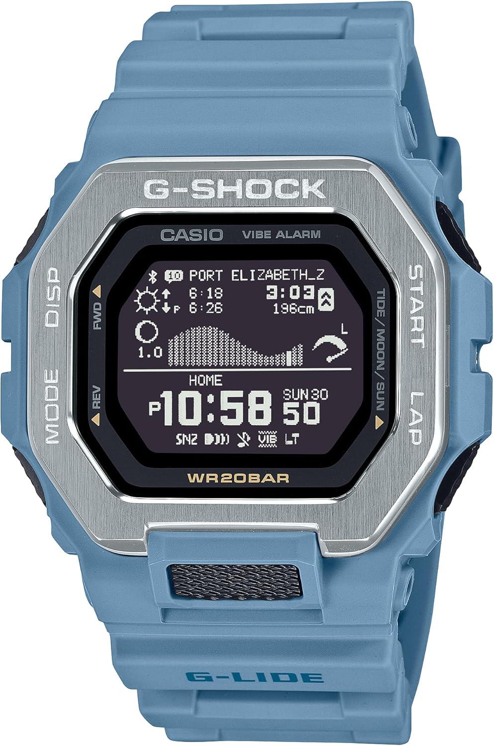 Casio G-Shock G-Lide Ocean Blue Digital Surf Watch GBX-100-2A