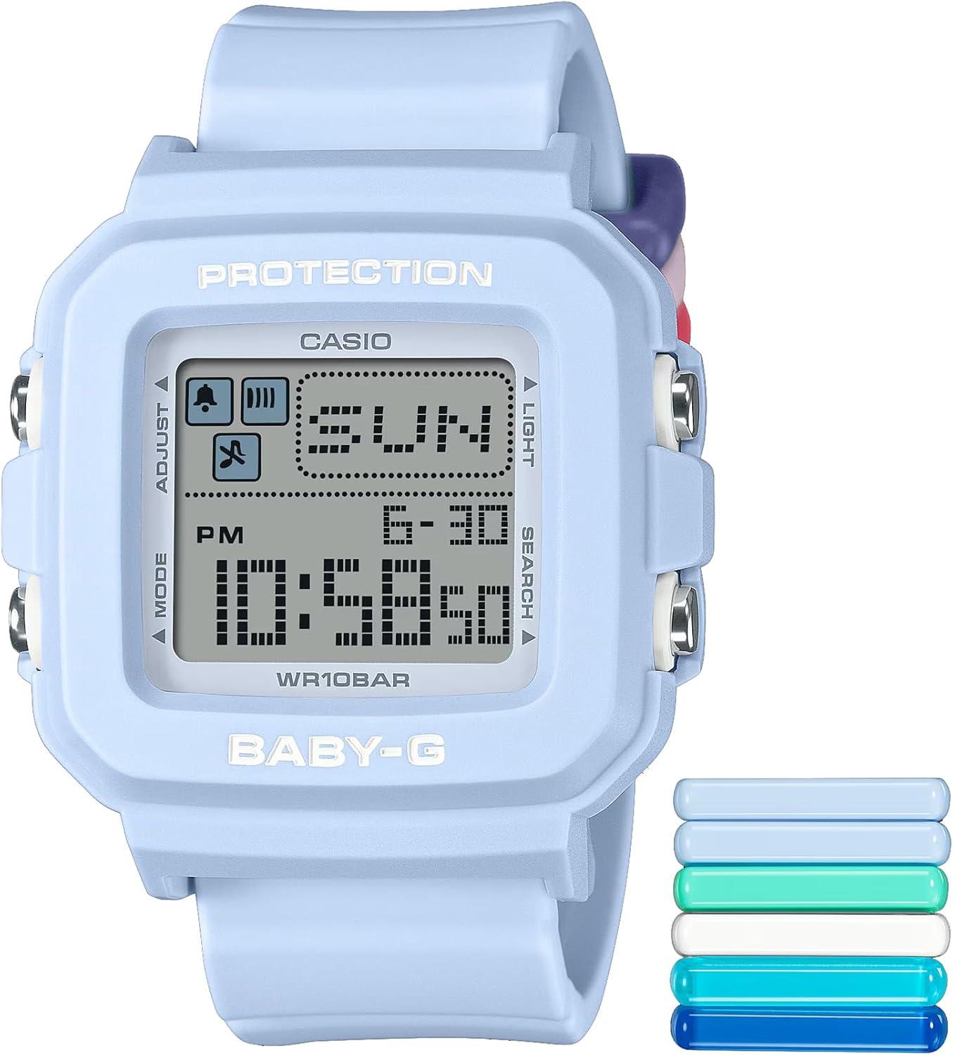 Casio Baby-G +Plus Light Blue Digital Watch BGD-10L-2CR