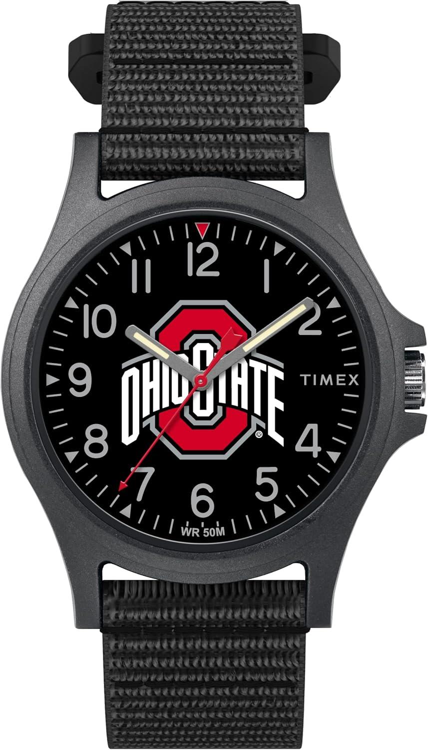 Timex Men's Collegiate Pride 40mm Watch – Ohio State Buckeyes