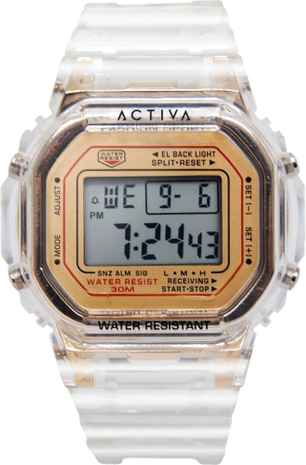 Invicta Shock Resistant Watch Clear Gold - Model ACW424-006