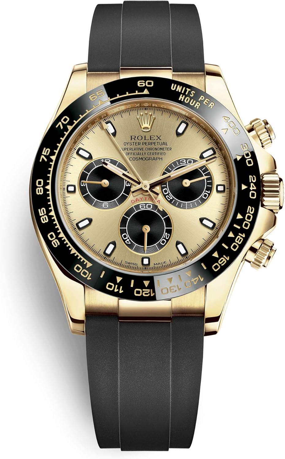 Rolex Daytona Yellow Gold/Oysterflex Bracelet 116518LN-0048
