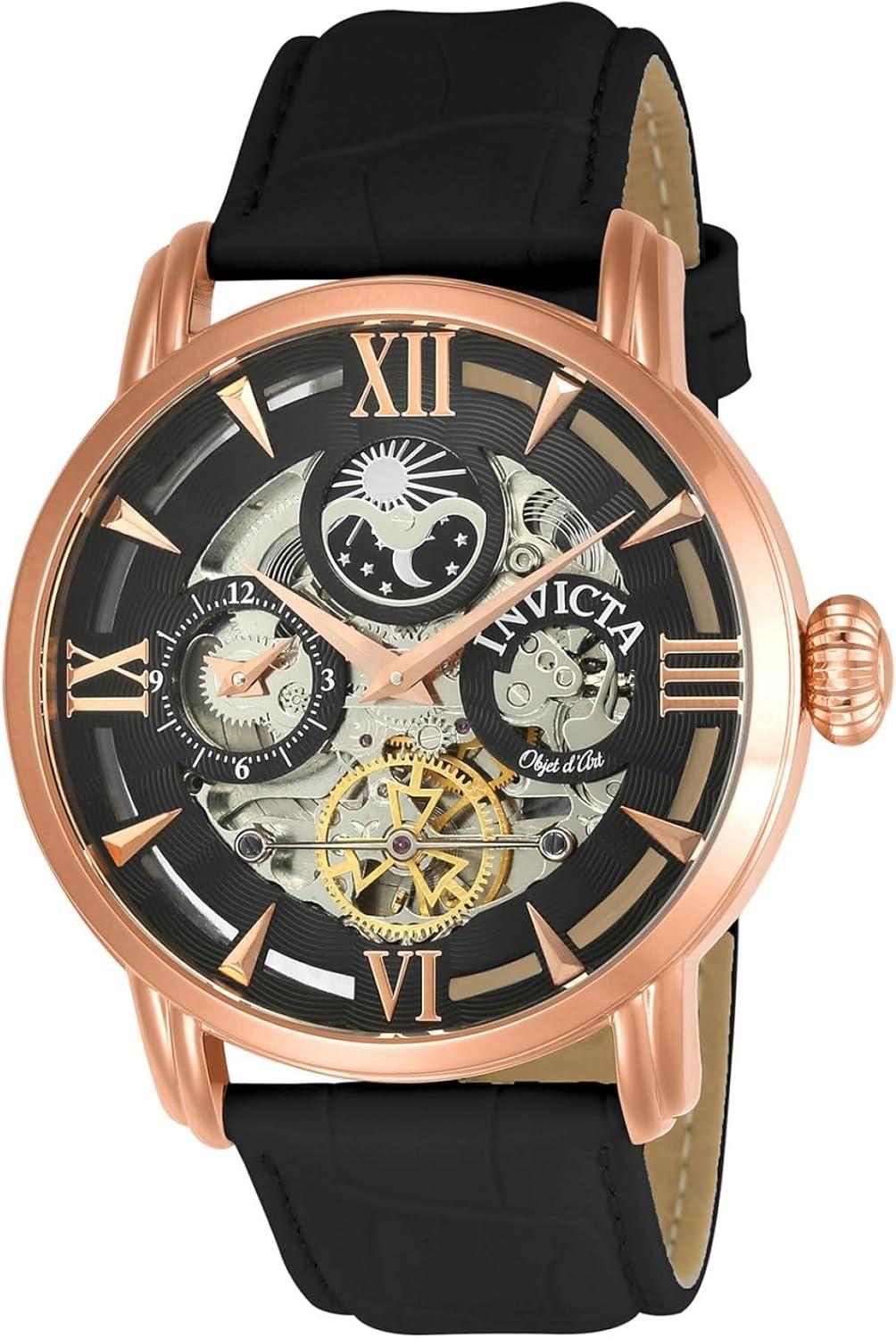 Invicta Men's 22653 Objet d'Art Analog Display Automatic Self Wind Black Watch