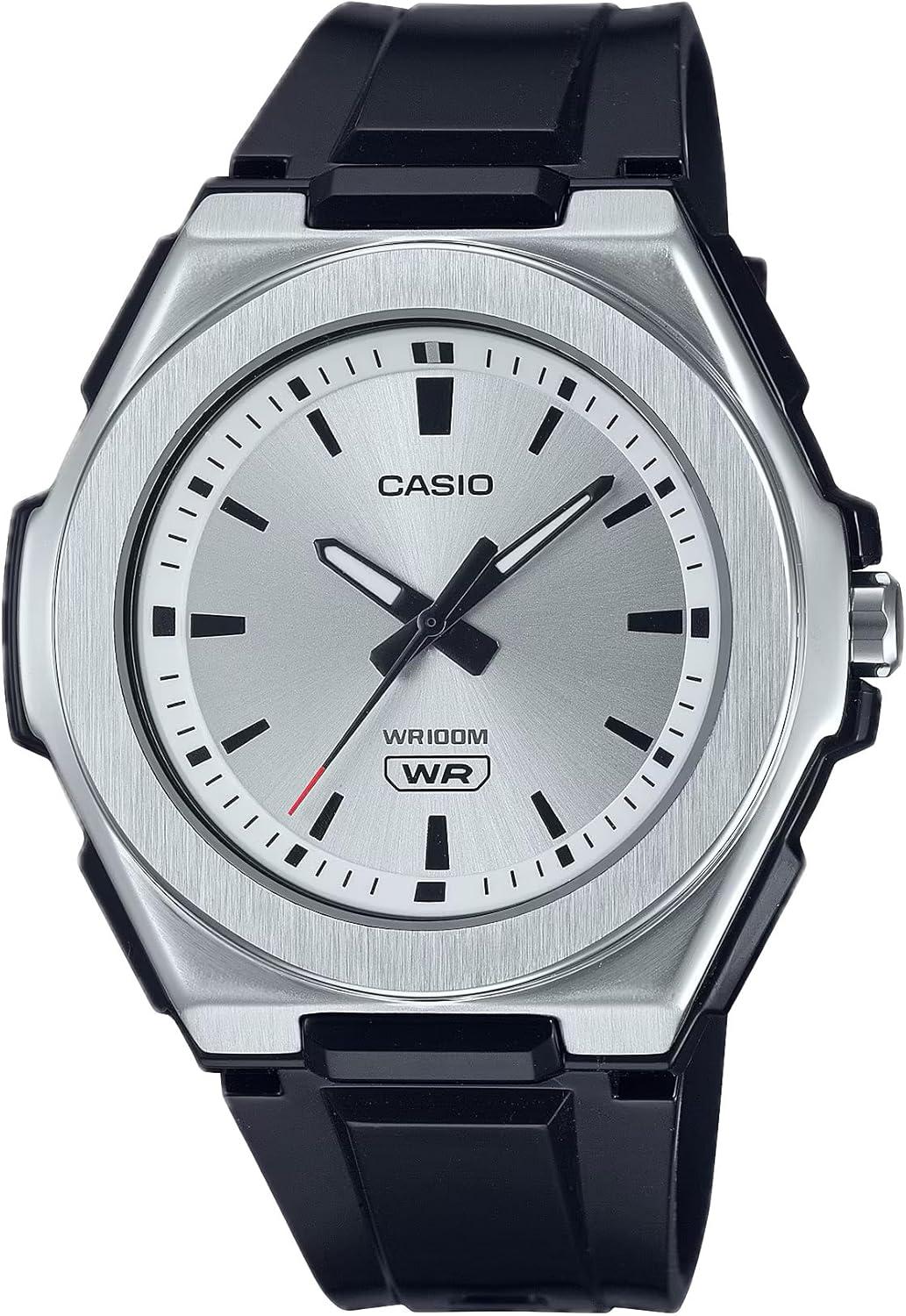 Casio Men's Analog Watch LWA300H-7E2V - Black Resin Band & Stainless Steel Bezel