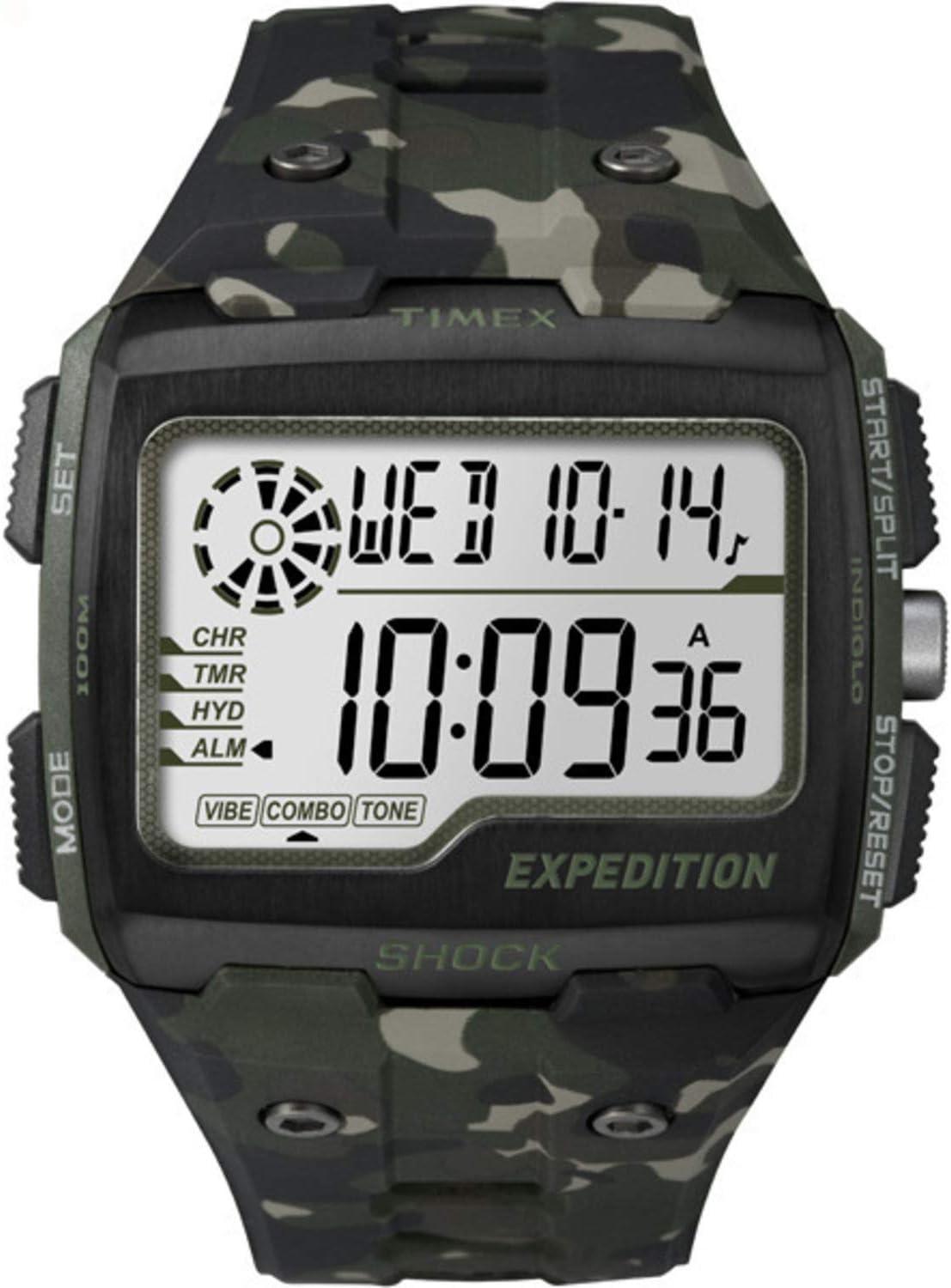 Timex Men's TW4B029009J Expedition Shock Stainless Steel Digital Watch